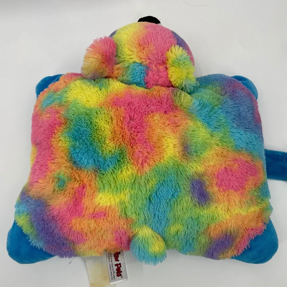 Pillow Pets Rainbow Tie Dye Bear 18